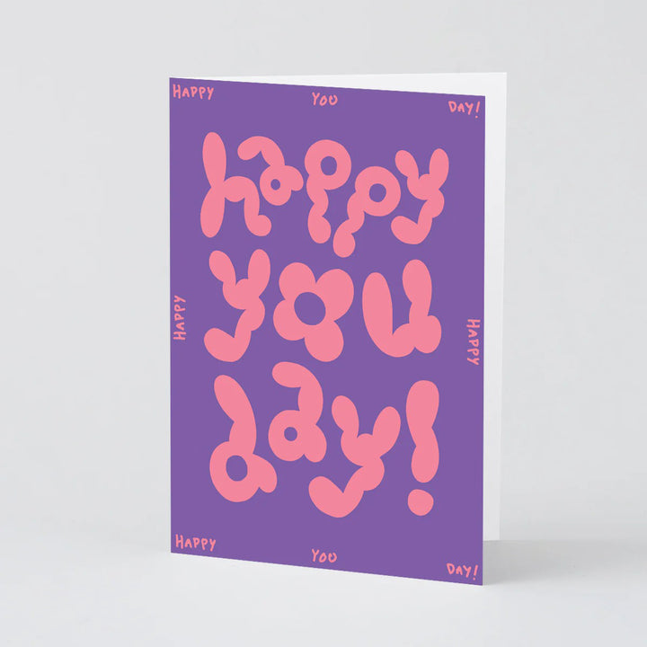 TARJETA FELICITACIÓN - Wrap Magazine, Happy You Day