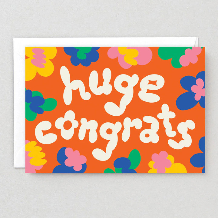TARJETA FELICITACIÓN - Wrap Magazine, Huge Congrats