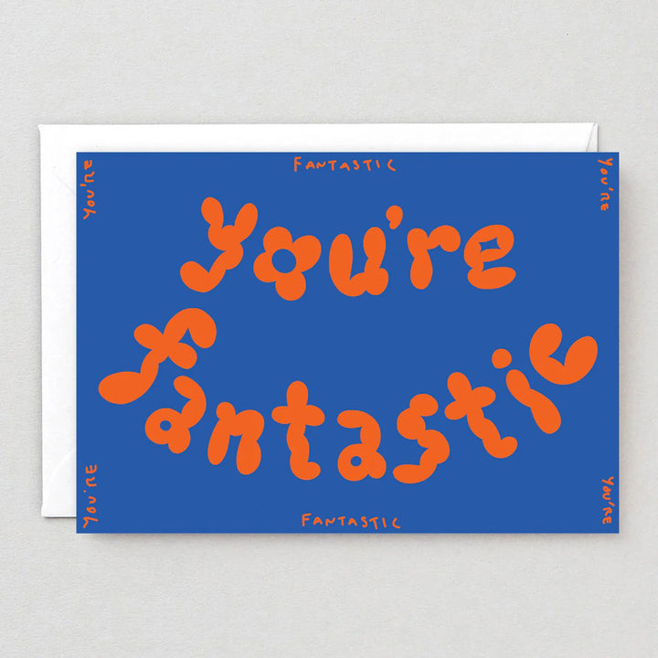 TARJETA FELICITACIÓN - Wrap Magazine, You're Fantastic