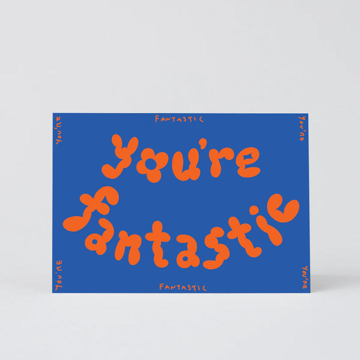 TARJETA FELICITACIÓN - Wrap Magazine, You're Fantastic