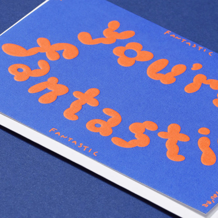 TARJETA FELICITACIÓN - Wrap Magazine, You're Fantastic