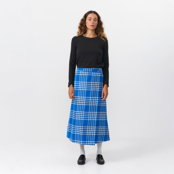 FALDA - Suite13Lab, Tomir Flannel Check Blue