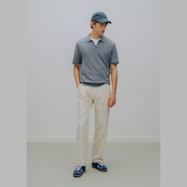 ZAPATILLAS - Alohas, Rife de Cuero Azul Brillante