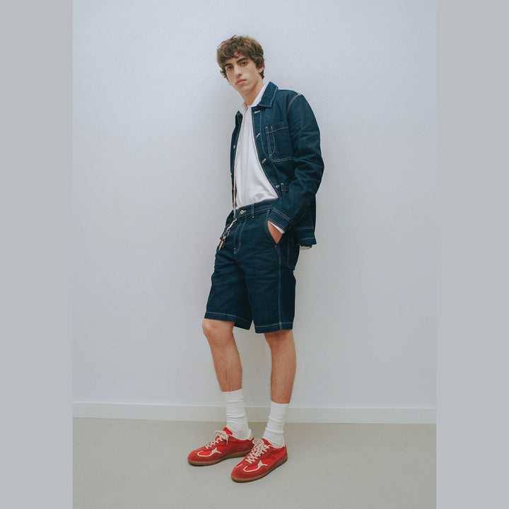 ZAPATILLAS - Alohas, Rife de Cuero Rojo Brillante