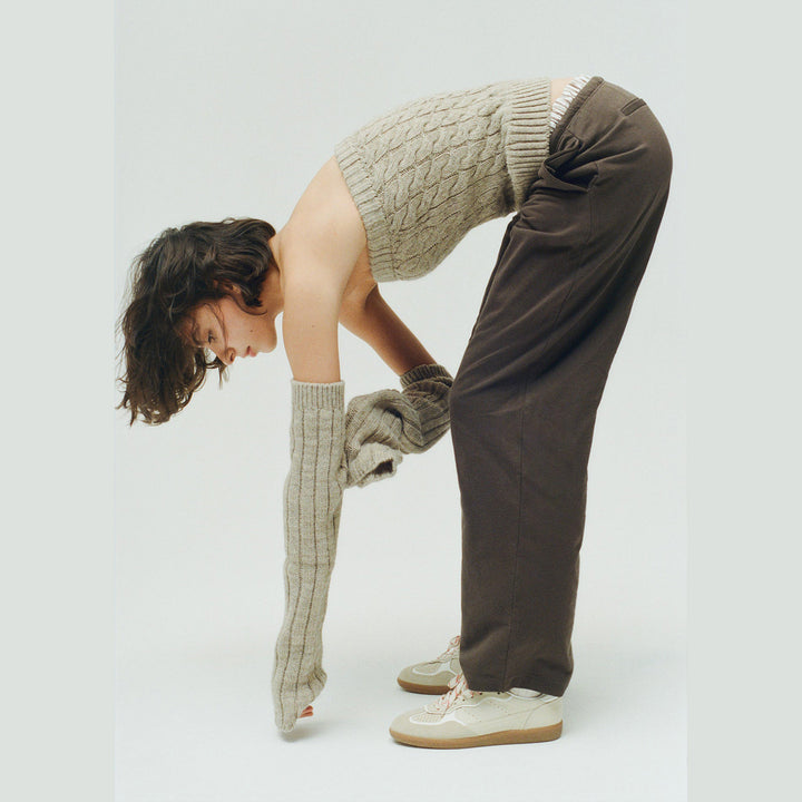 ZAPATILLAS - Alohas, Rife de Cuero color Crema