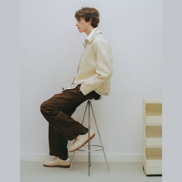 ZAPATILLAS - Alohas, Rife de Cuero color Crema