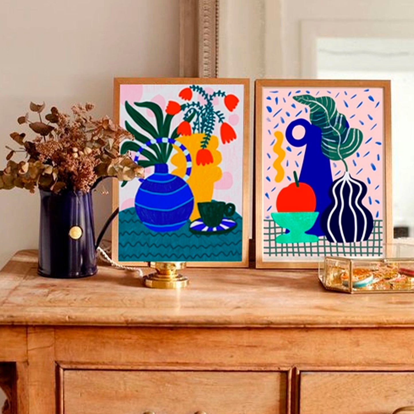 ILUSTRACIÓN - Teresa Rego, Tulips & Coffee