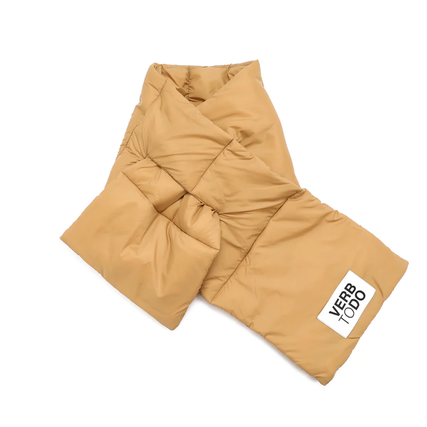 BUFANDA - VTD, Square Puffer Camel