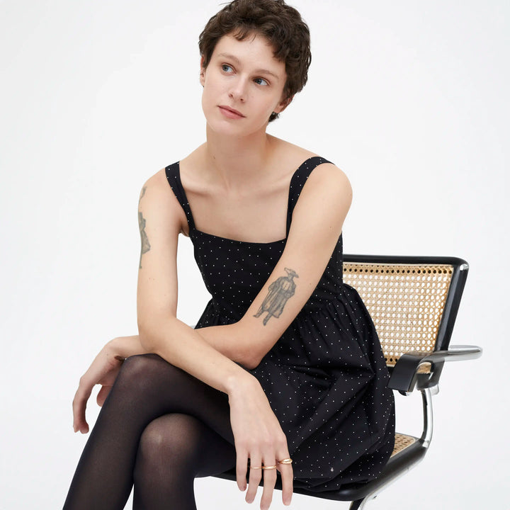 VESTIDO - Wild Pony,  Corto negro popelín