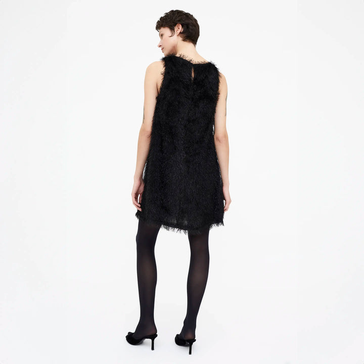 VESTIDO - Wild Pony,  Corto negro con hilos Lurex