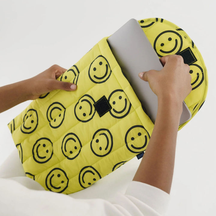 FUNDA DE PORTÁTIL 16'' - Baggu, Yellow Happy