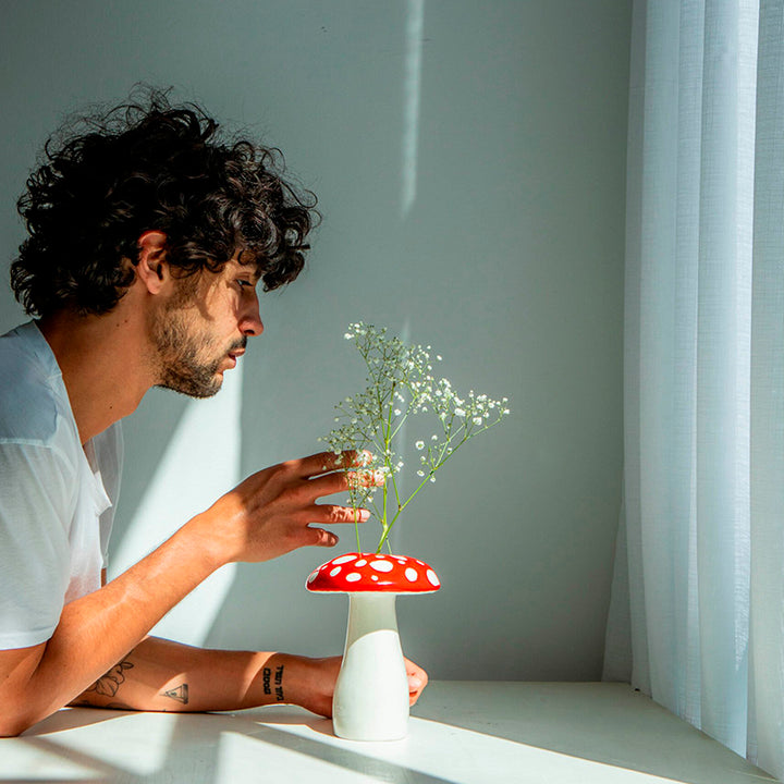 JARRÓN - Doiy, Amanita grande