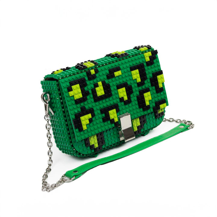 BOLSO - Bag & Block, Animal Print Verde