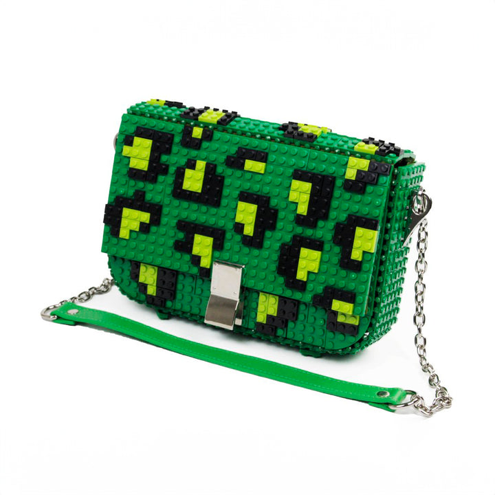BOLSO - Bag & Block, Animal Print Verde
