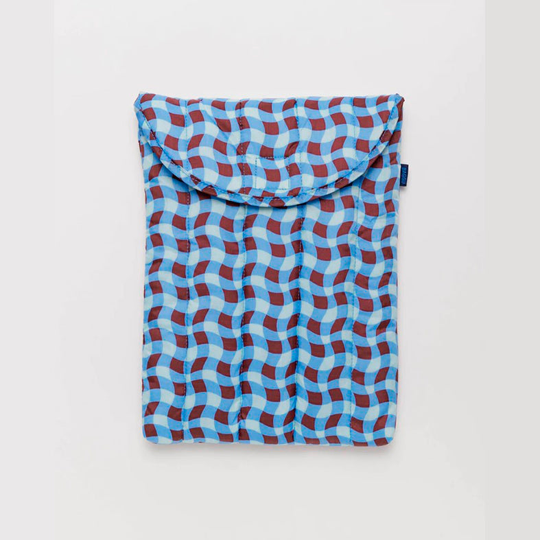 FUNDA DE PORTÁTIL 13''/14" - Baggu, Wavy Gingham Blue