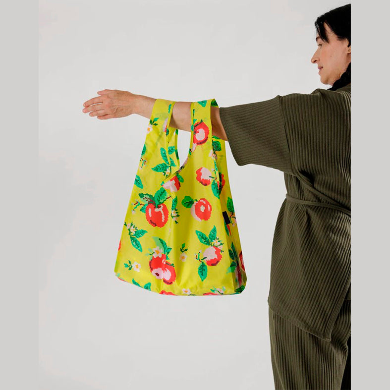 TOTEBAG - Baggu, Needlepoint Apple
