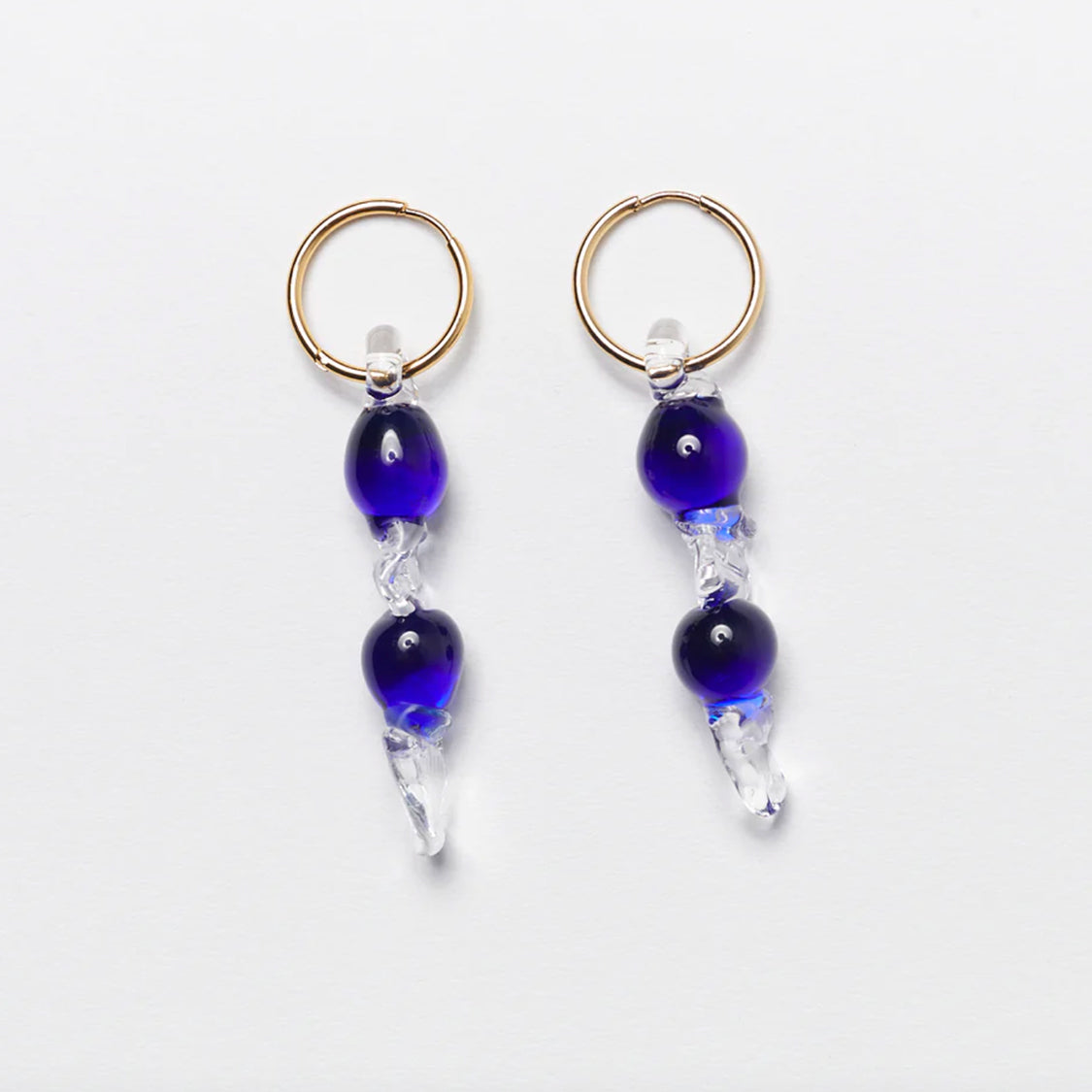 PENDIENTES - Levens, Fenice Hoops Azul