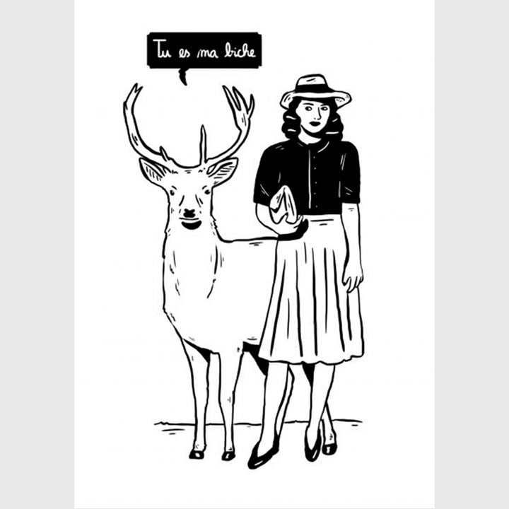 ILUSTRACIÓN - C. Bourguignon, Tu es ma biche