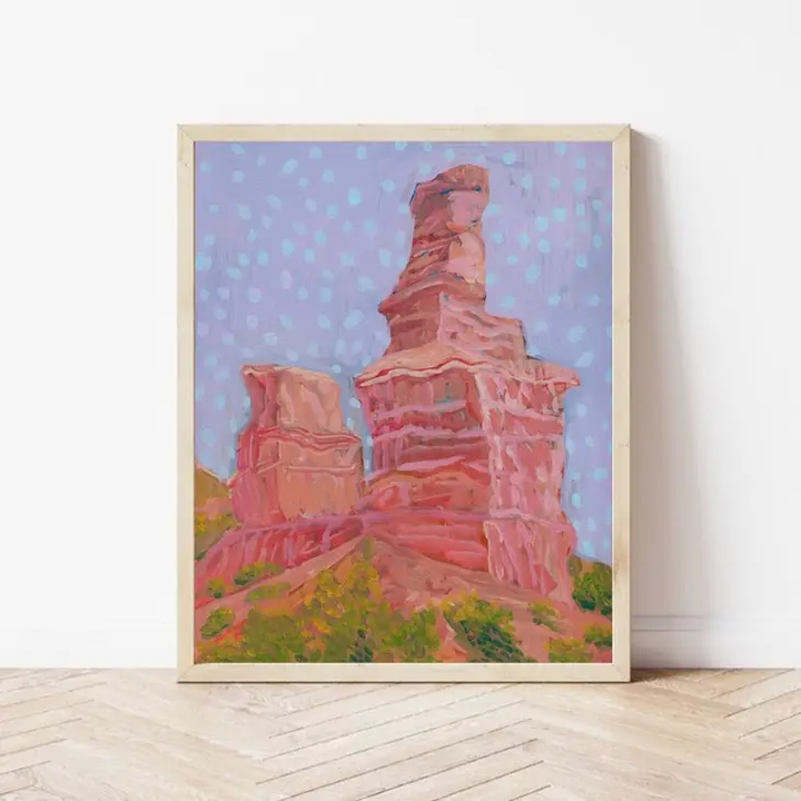 ILUSTRACIÓN - El Baker, Palo Duro Canyon Print