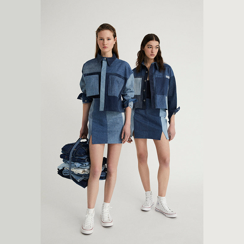 CHAQUETA CORTA - Infinit Denim, Upcycled
