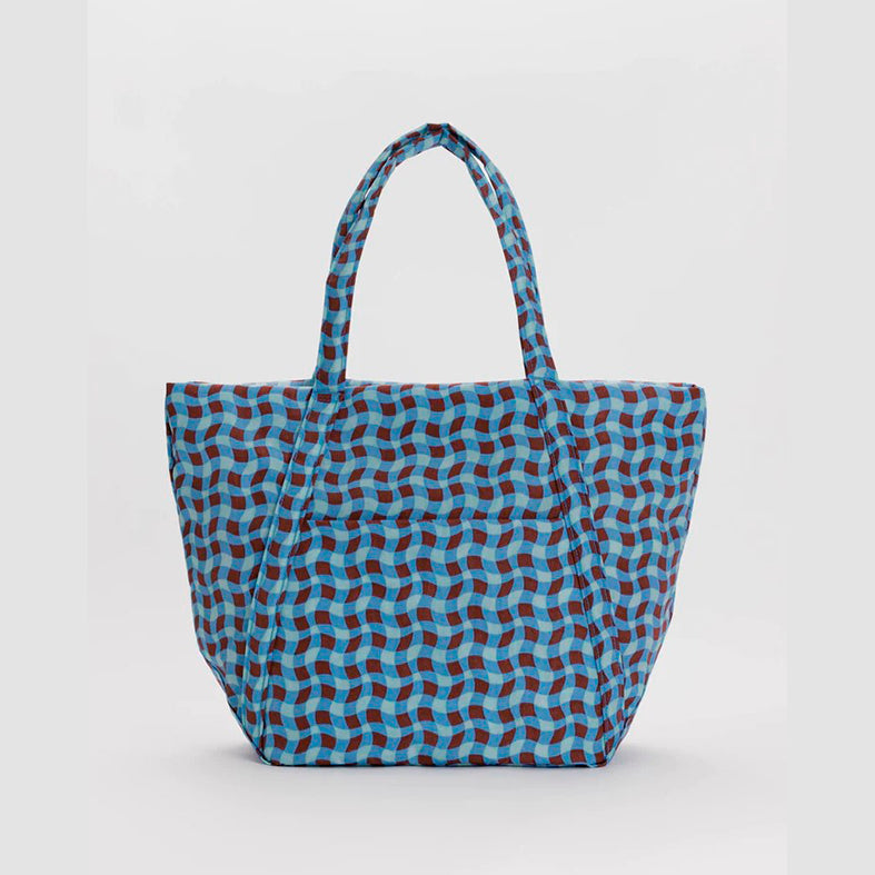 BOLSO - Baggu, Cloud Wavy Gingham Blue