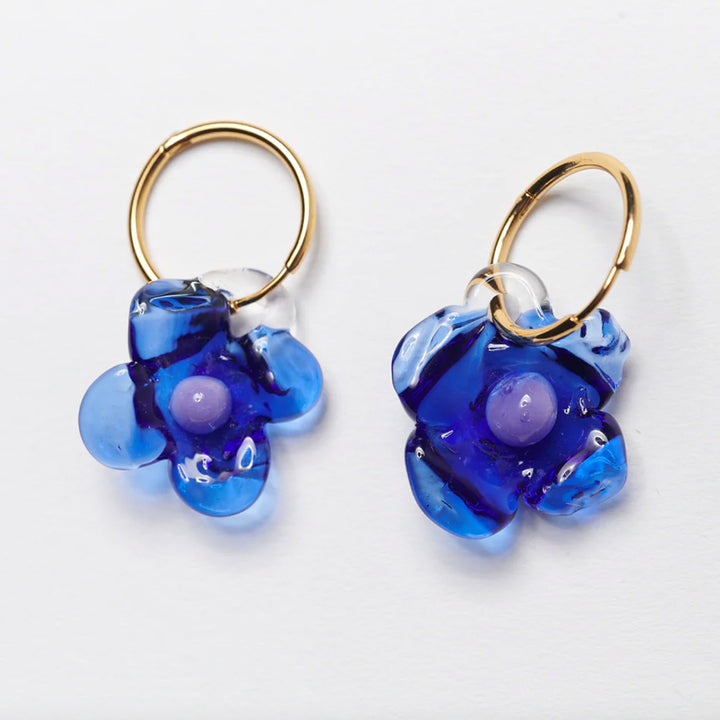 PENDIENTES - Levens, Pretty Baby Hoops Cobalto