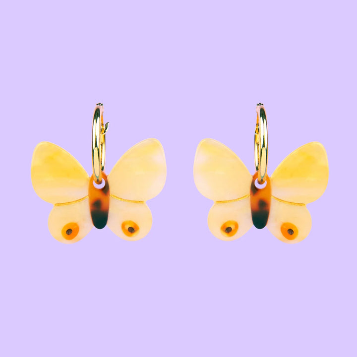 PENDIENTES - Coucou Suzette, Mariposa Amarilla