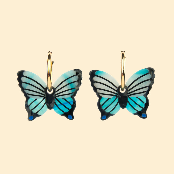 PENDIENTES - Coucou Suzette, Mariposa Azul