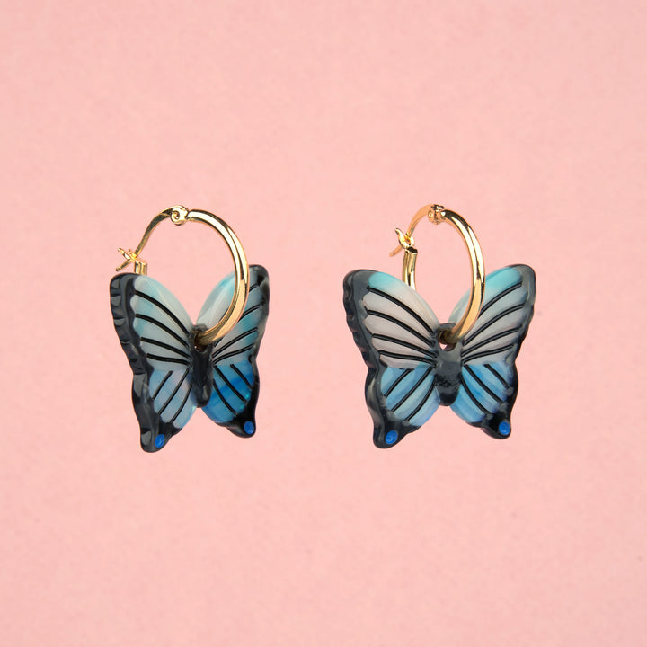 PENDIENTES - Coucou Suzette, Mariposa Azul
