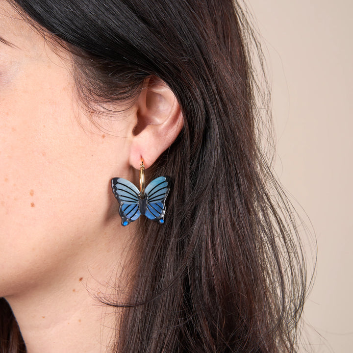PENDIENTES - Coucou Suzette, Mariposa Azul