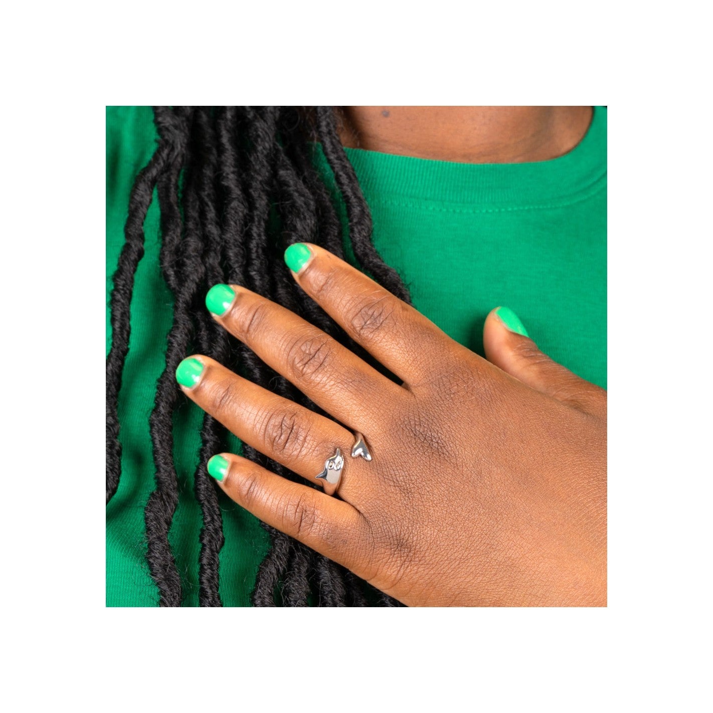 ANILLO - Coucou Suzette, Delfín Plata