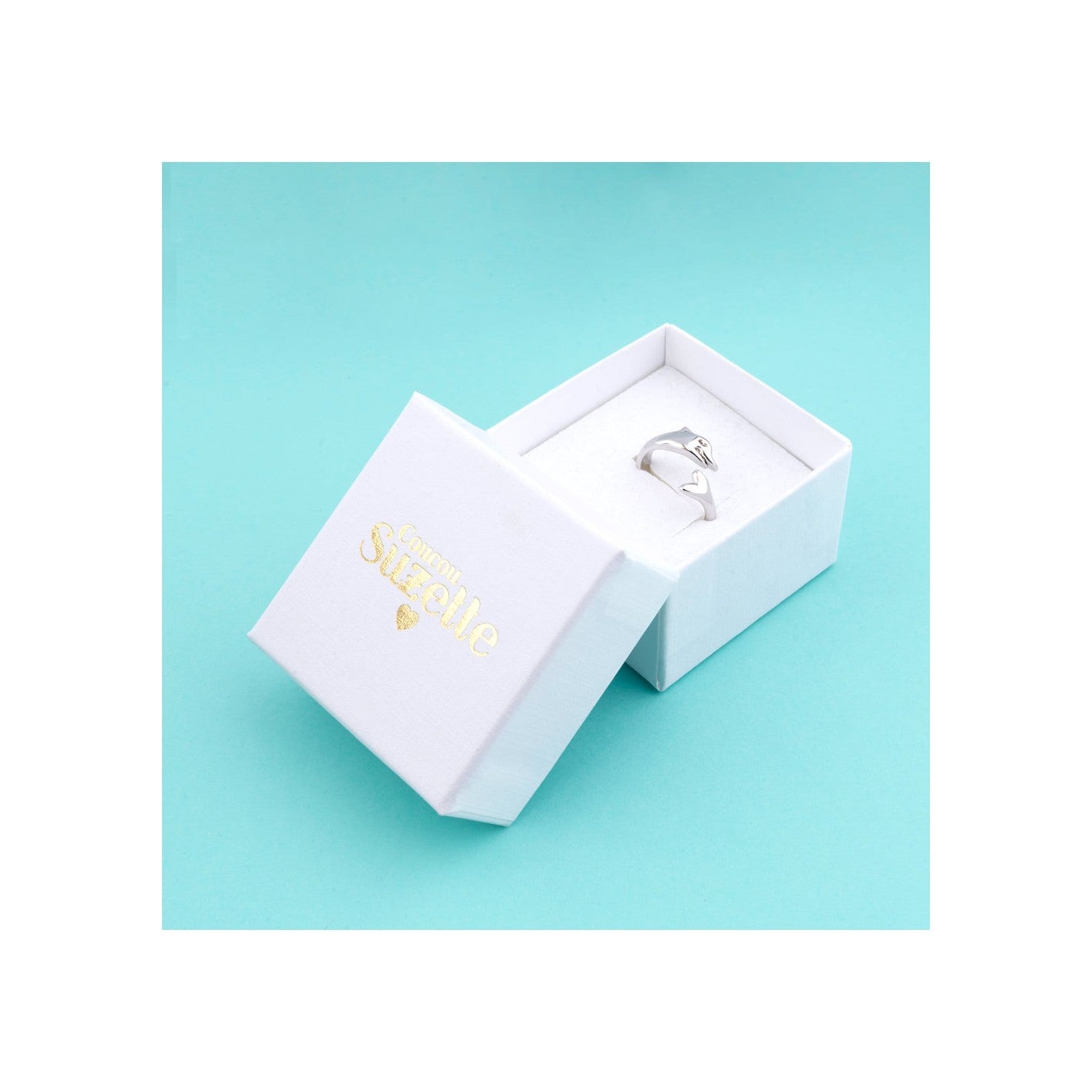 ANILLO - Coucou Suzette, Delfín Plata