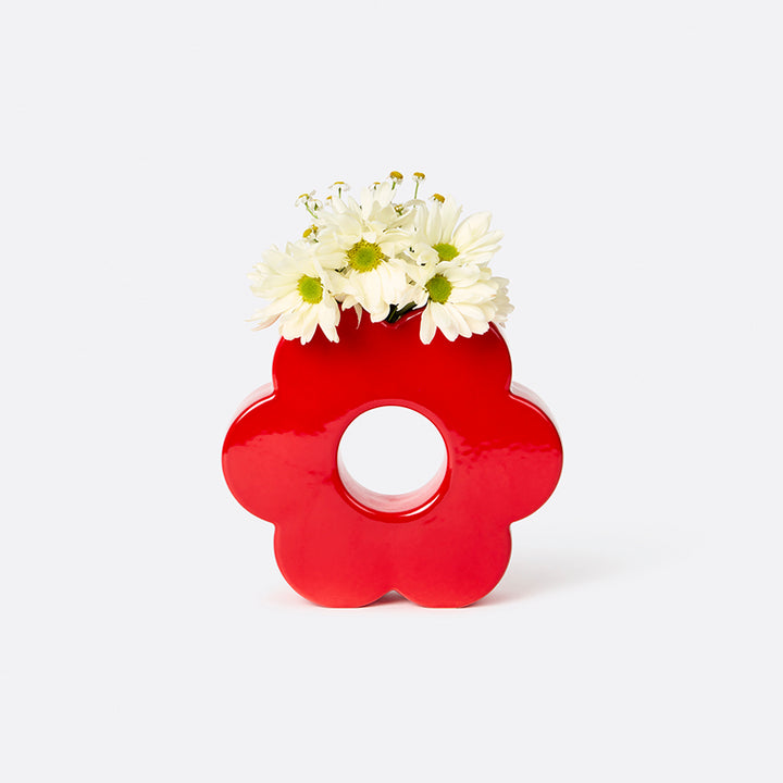 JARRÓN - Doiy, Daisy Red