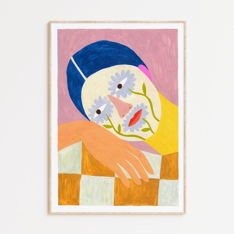 ILUSTRACIÓN - Depeapá, Máscara Flores