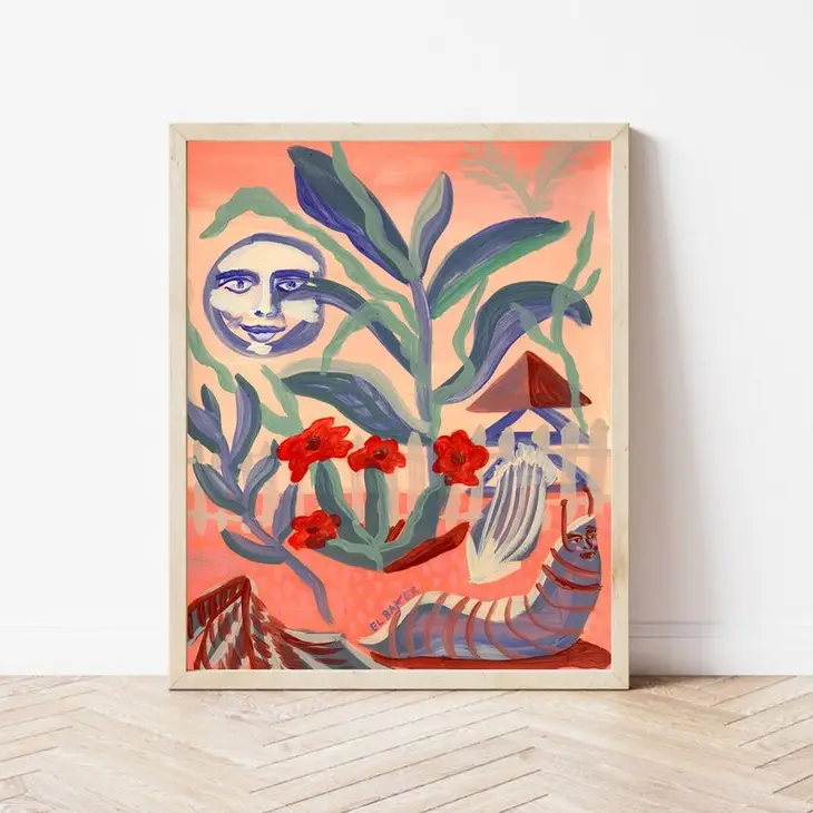 ILUSTRACIÓN - El Baker, Plant Botanical Garden Print