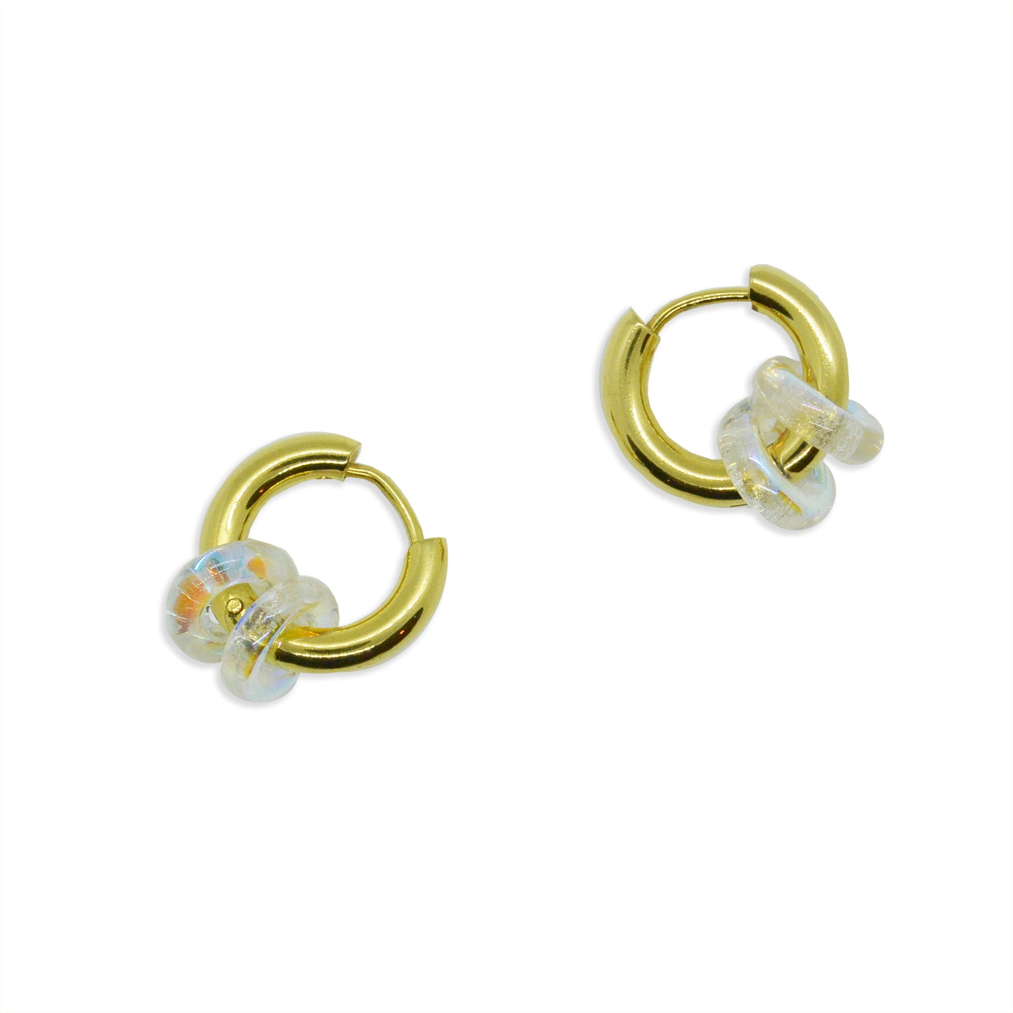 PENDIENTES - Glimmering, Ice Hoop