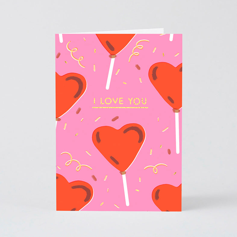 TARJETA FELICITACIÓN - Wrap Magazine, Love Pop