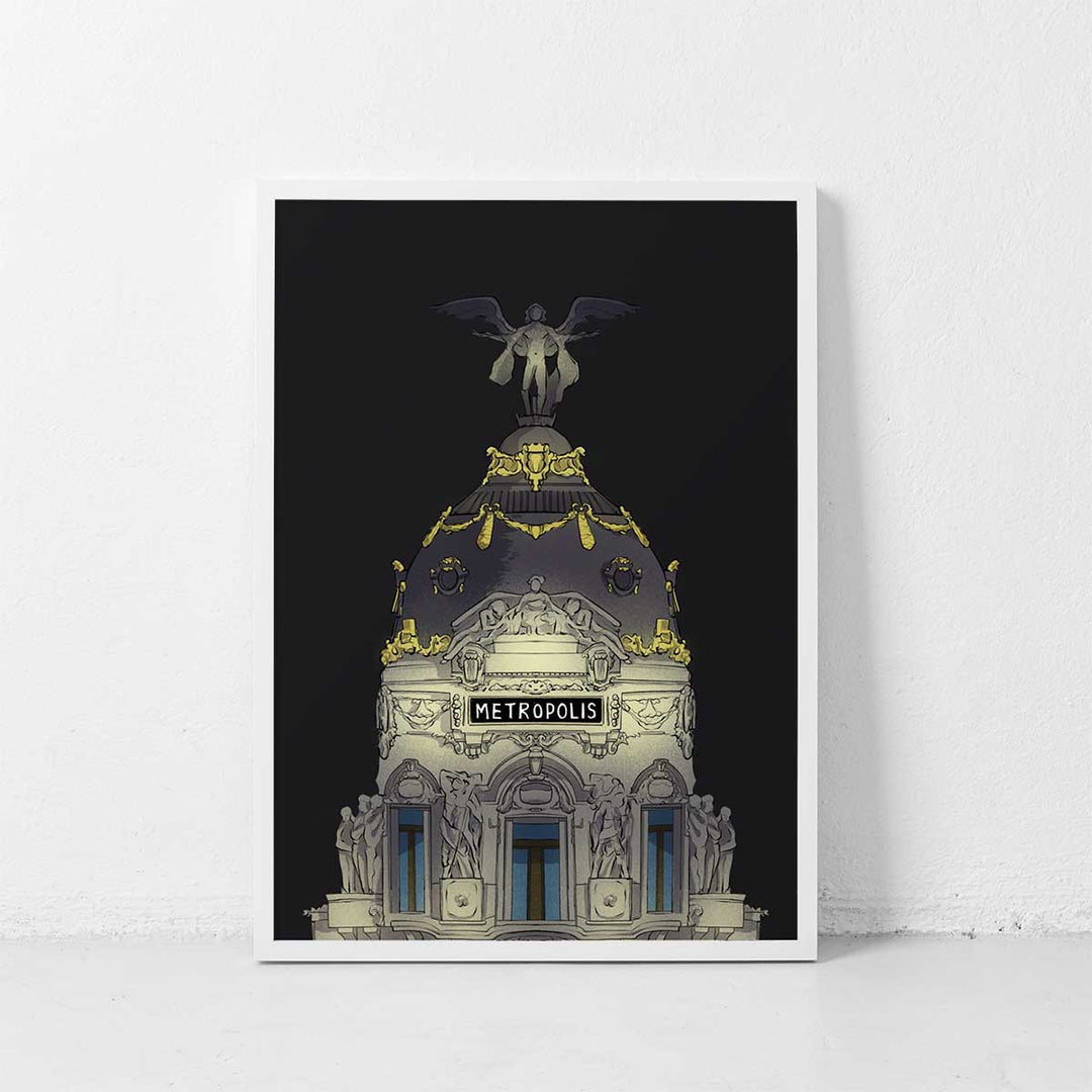 ILUSTRACIÓN - Javier López, Metrópolis Noche