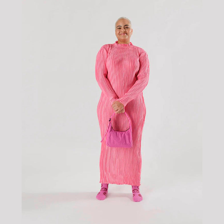 BOLSO - Baggu, Mini Nylon Shoulder Extra Pink