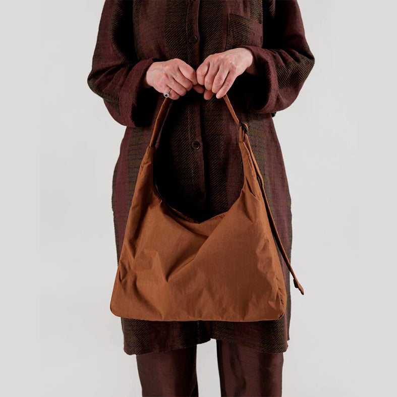 BOLSO - Baggu, Nylon Shoulder Brown