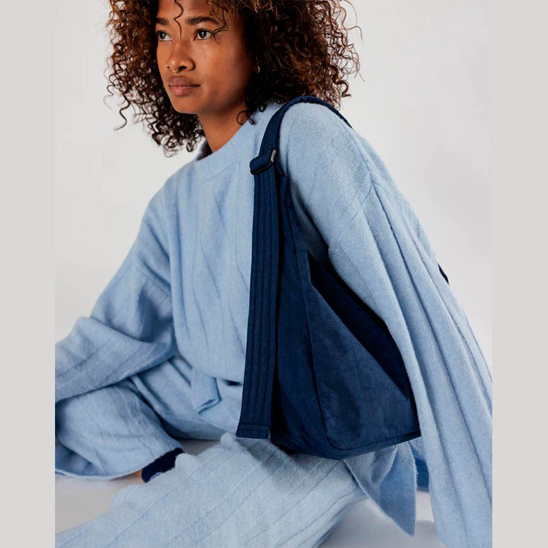 BOLSO - Baggu, Nylon Shoulder Navy