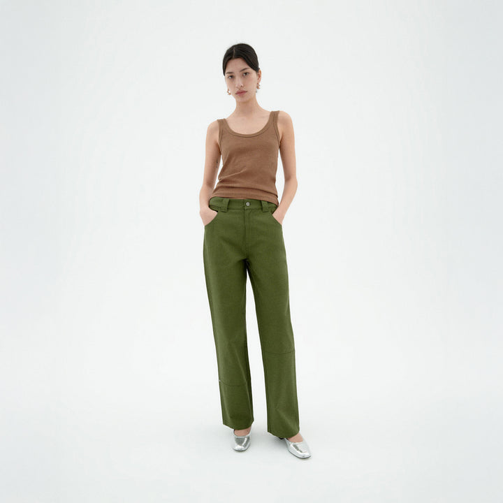 PANTALÓN - Thinking Mu, Perle Verde Kentia