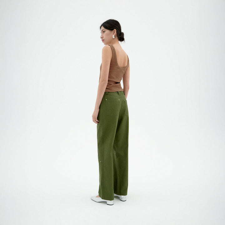PANTALÓN - Thinking Mu, Perle Verde Kentia