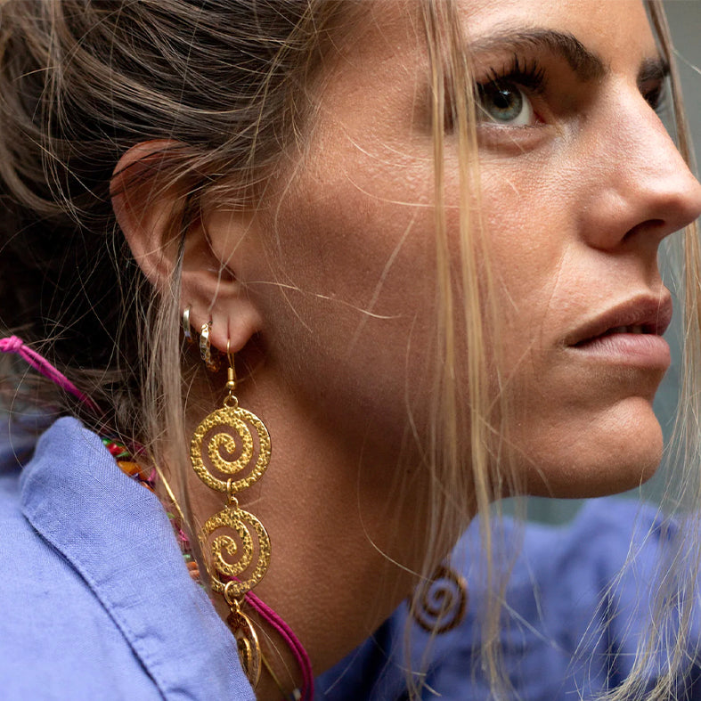 PENDIENTES - Susmie´s, Texas oro