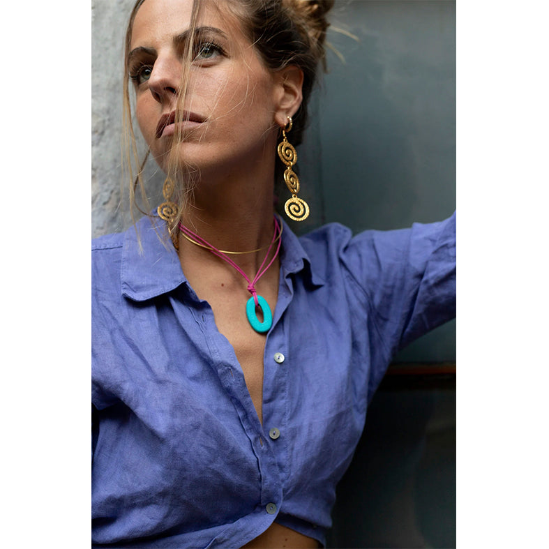 PENDIENTES - Susmie´s, Texas oro