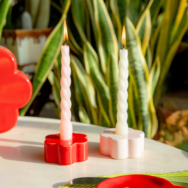 PORTAVELAS - Doiy, Red Daisy