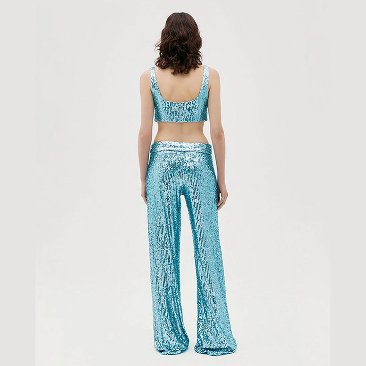 TOP TIRANTES - PSC, Mint Sequin