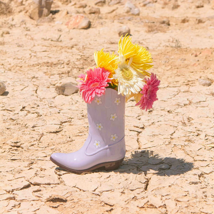 JARRÓN - Doiy, Rodeo Cowboy Boot Lilac