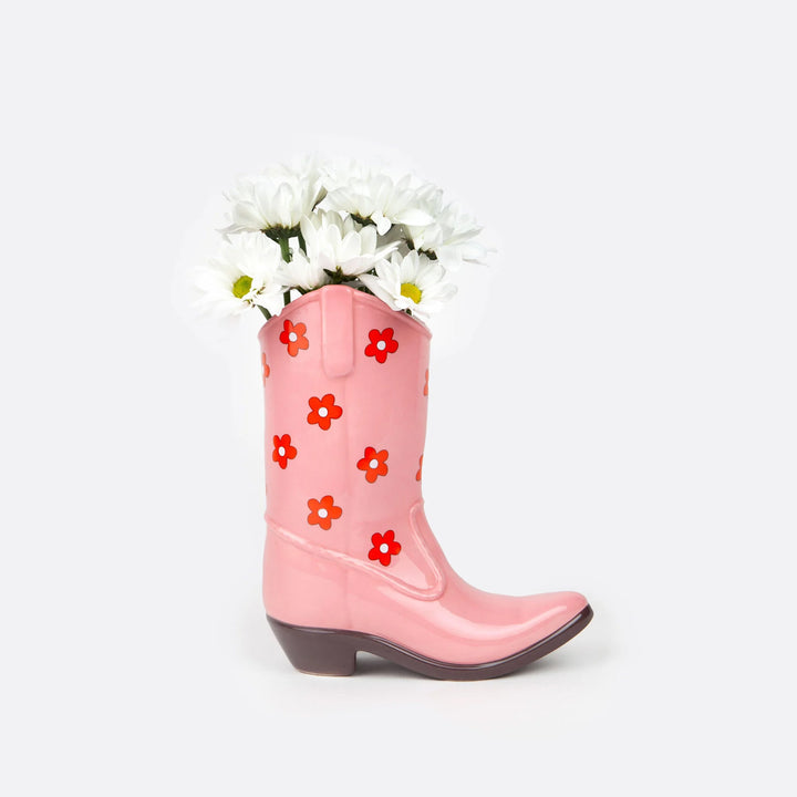 JARRÓN - Doiy, Rodeo Cowboy Boot Pink