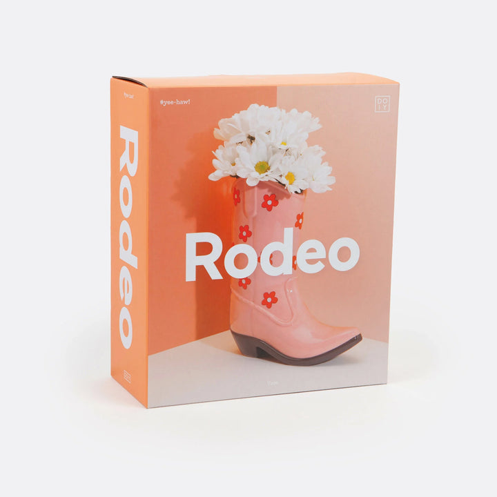 JARRÓN - Doiy, Rodeo Cowboy Boot Pink